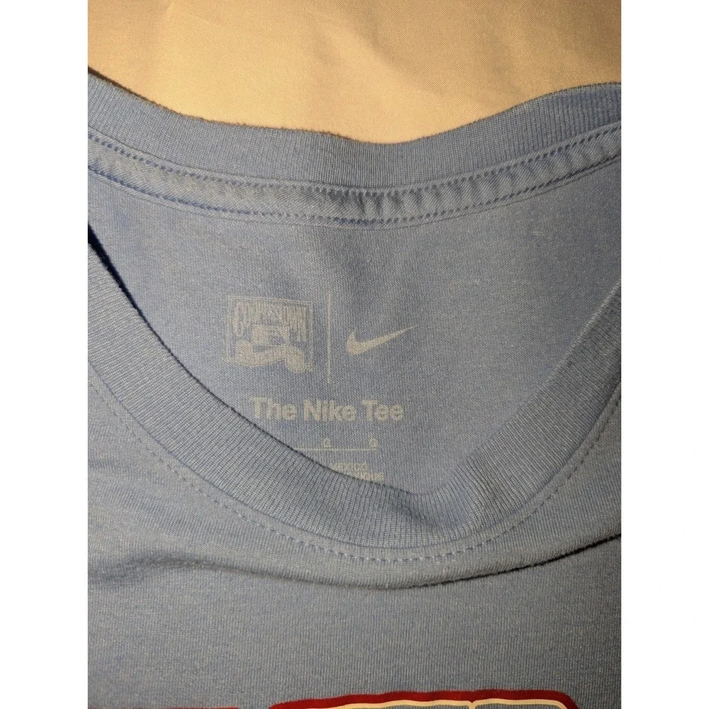 Nike Adult Large Cooperstown Minnesota Twins Light Blue Graphic Short Sleeve Tee